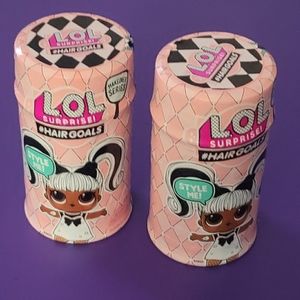 2 lol surprise dolls Hairgoals Makeover series
